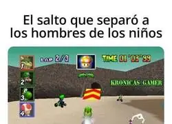 El salto que separ&oacute; a ni&ntilde;os de adultos