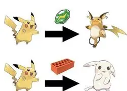 No entiendo esta evoluci&oacute;n de Pikachu