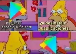 Odio la falta de espacio