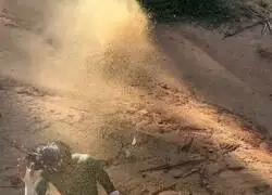 Recreaci&oacute;n live-action de Gaara vs Lee. Esto es cine del bueno