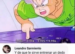 Para esto se entrena un s&oacute;lo dedo