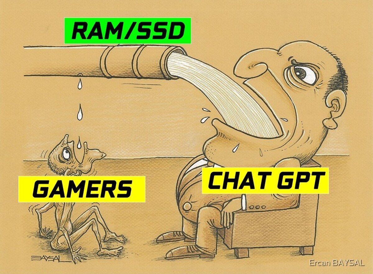 Explicando la escaces de memorias