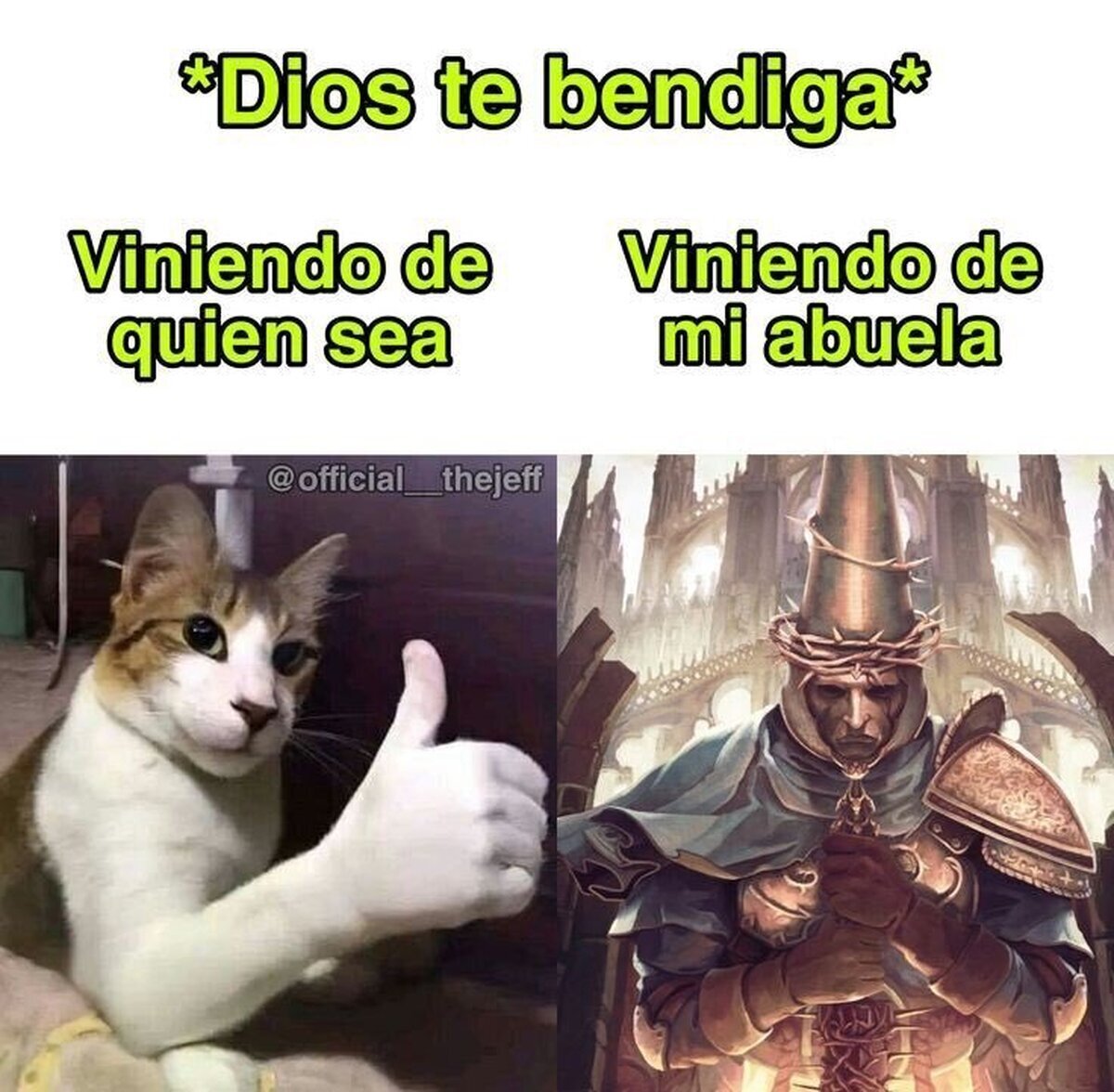 Sé que de ella es más sentido