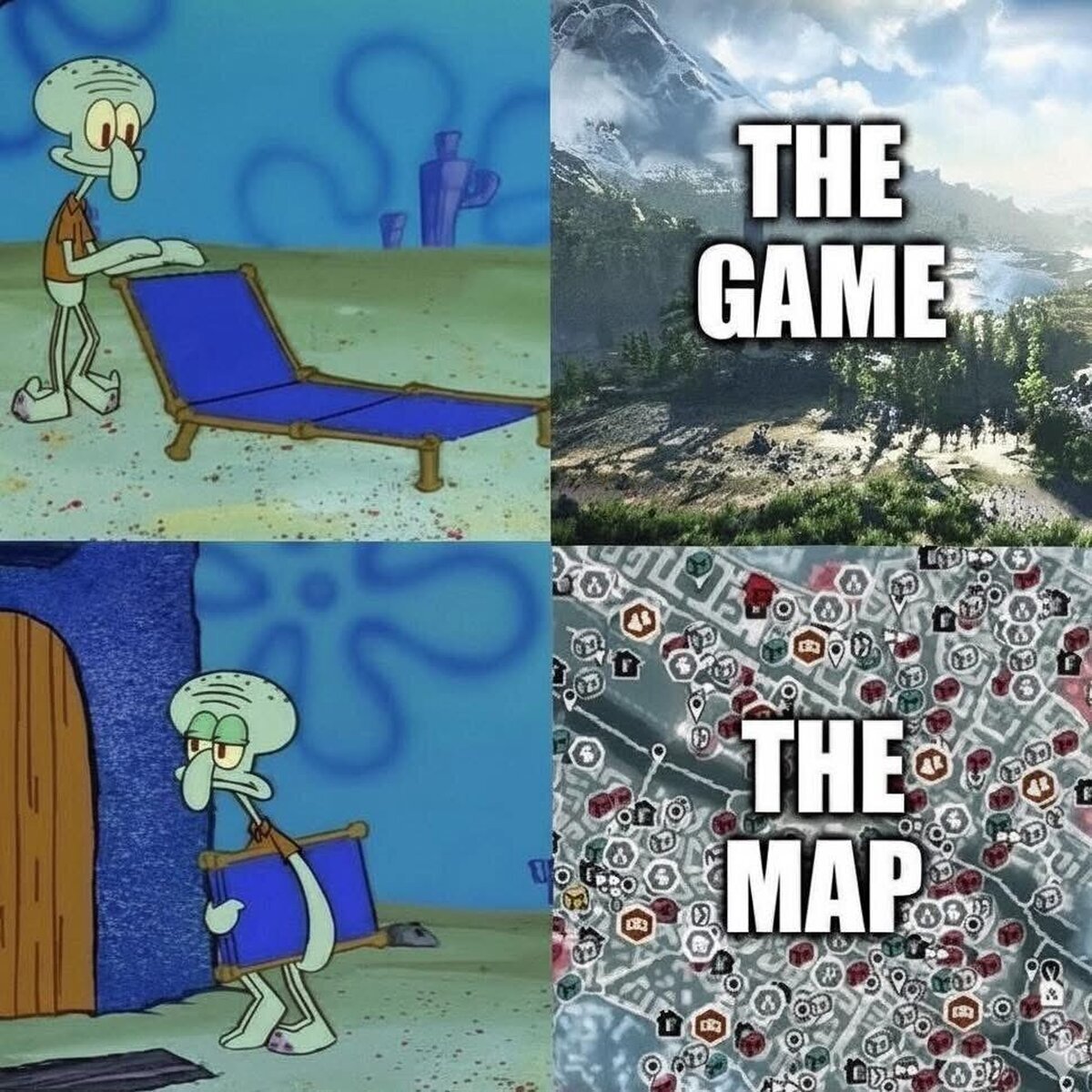 Un juego cuyo dise&ntilde;o de mapa le arruina