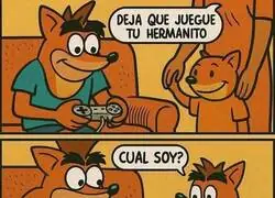 Obviamente el personaje m&aacute;s mol&oacute;n de Crash