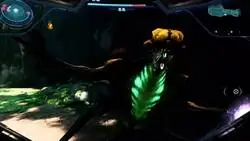 Podemos ver el reflejo de Samus en nuestro casco si nuestros lasers impactan demasiado cerca