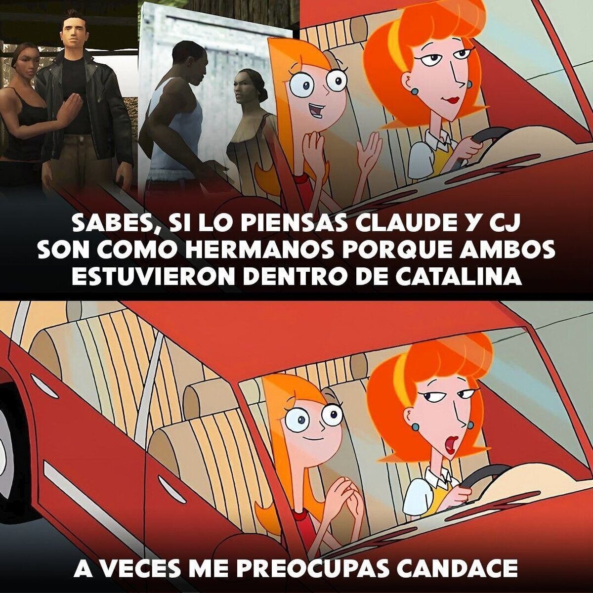 Claude y CJ son hermanos