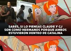 Claude y CJ son hermanos