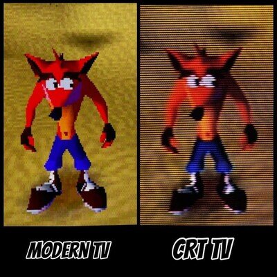 Los televisores viejos ten&iacute;an un metodo de anti-aliasing org&aacute;nico