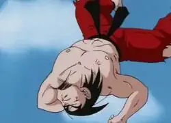 La &uacute;nica vez que Goku hizo un Kame-Ha con los pies...