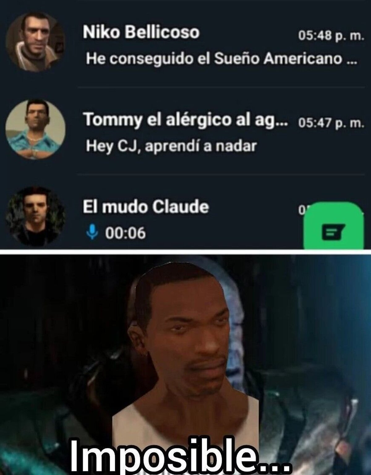 No le creo a ningun
