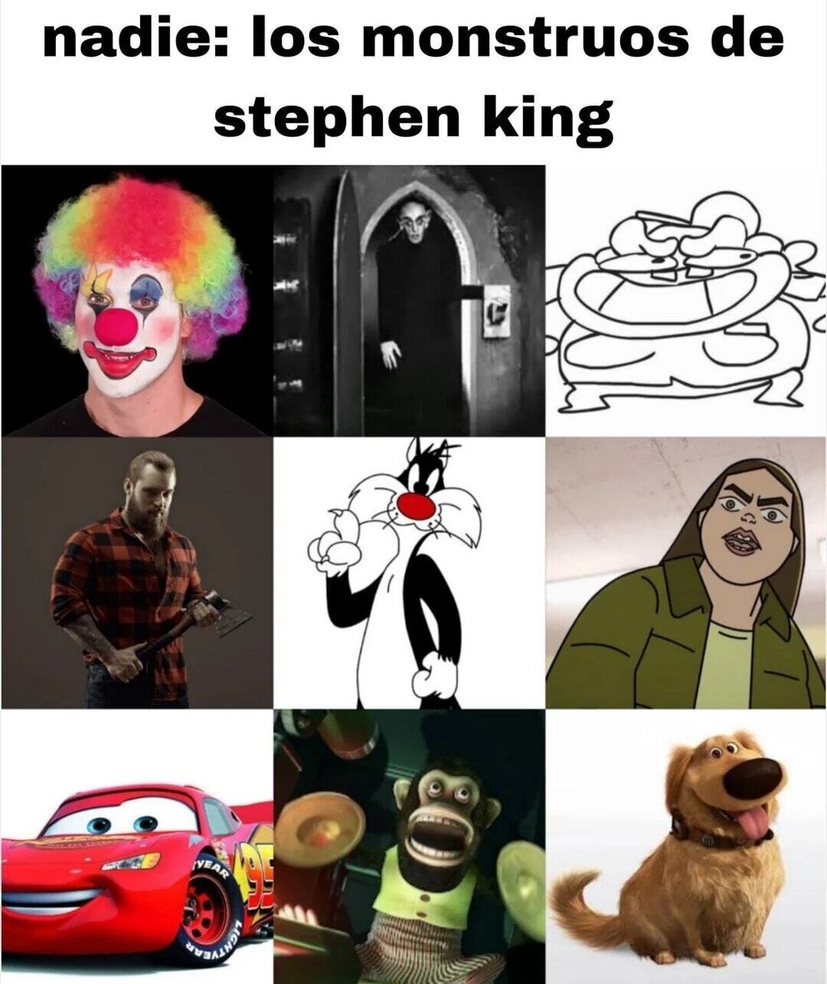 Para King cualquier cosa puede dar miedo