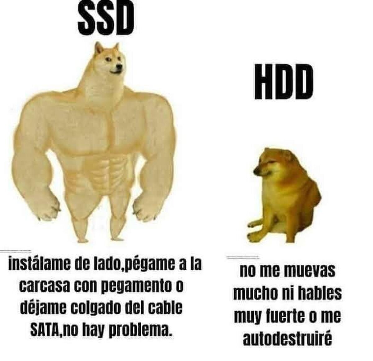 Discos no tan "duros"