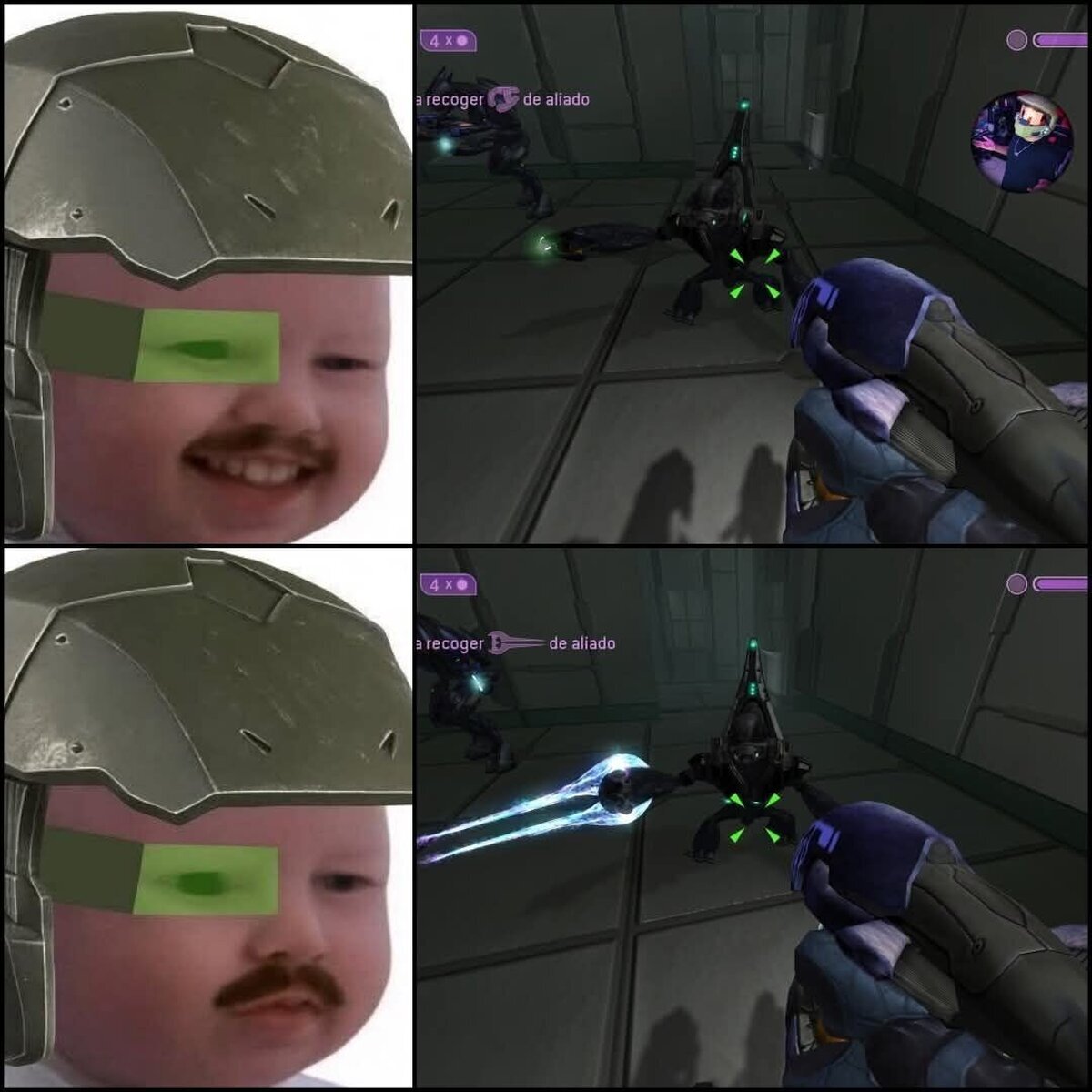 Un arma gigante para un soldado tan peque&ntilde;o