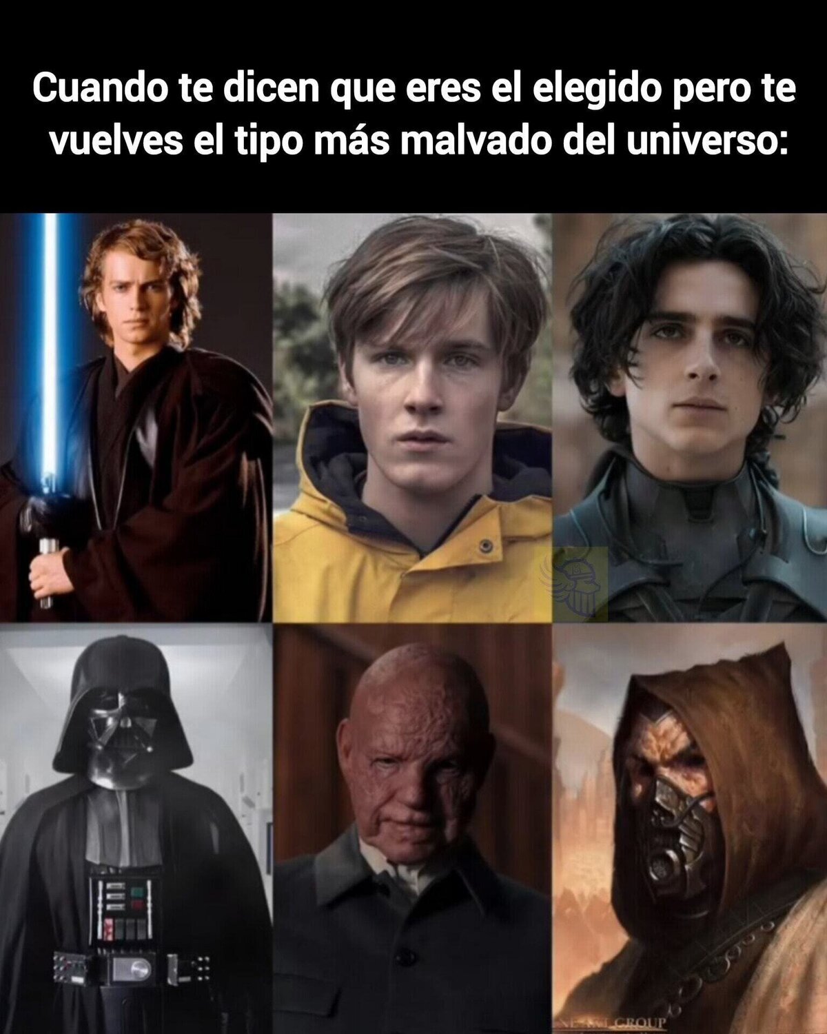 La evolución para un malvado