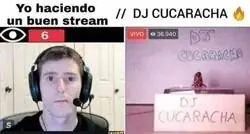 El aura que desprend&iacute;a DJ Cucaracha