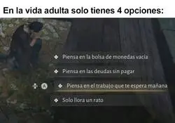 Las opciones de los adultos