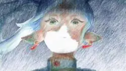 El nuevo ending de Frieren dibujado con crayones