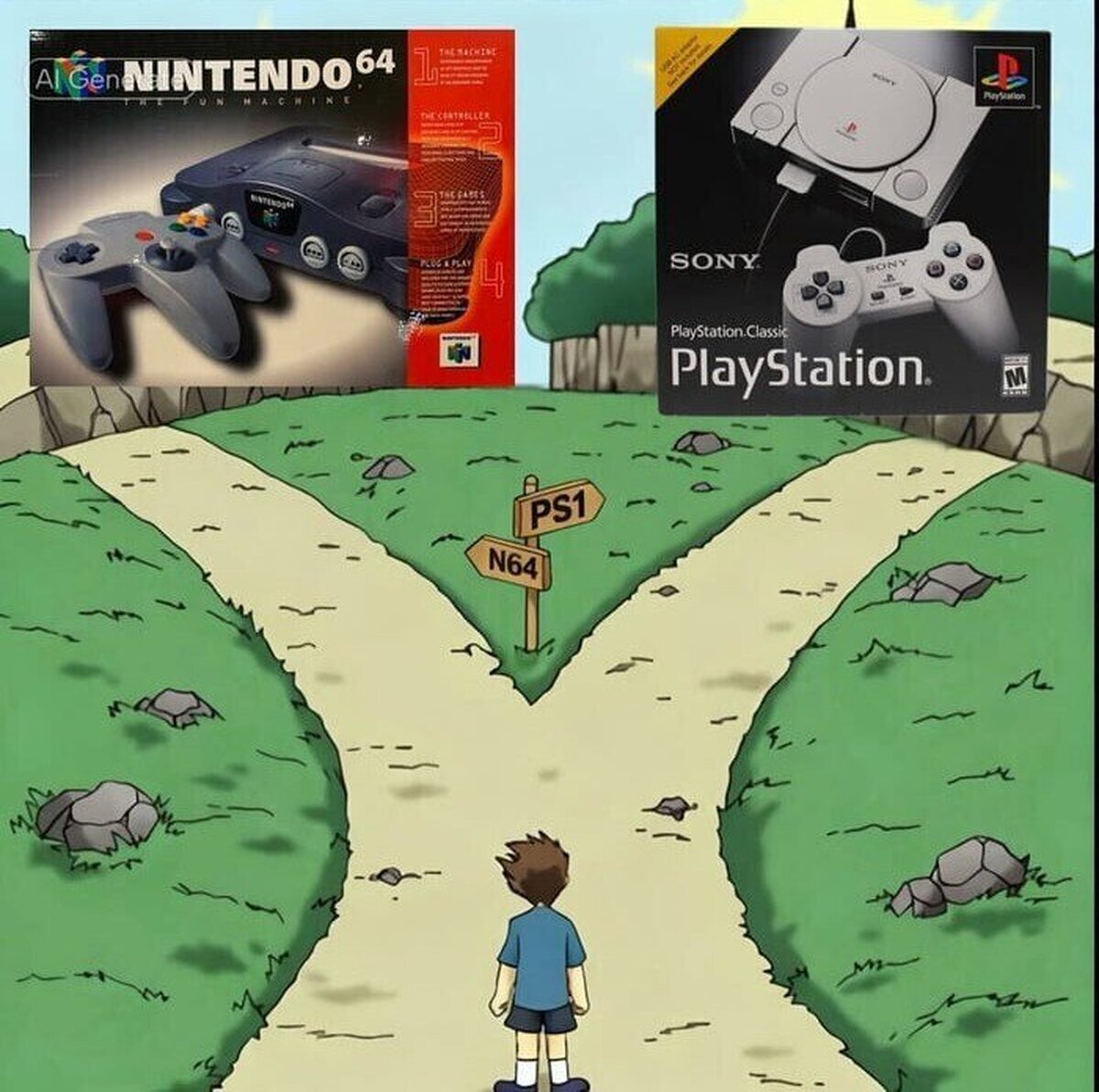 La decisi&oacute;n de algunos ni&ntilde;os de los 90s