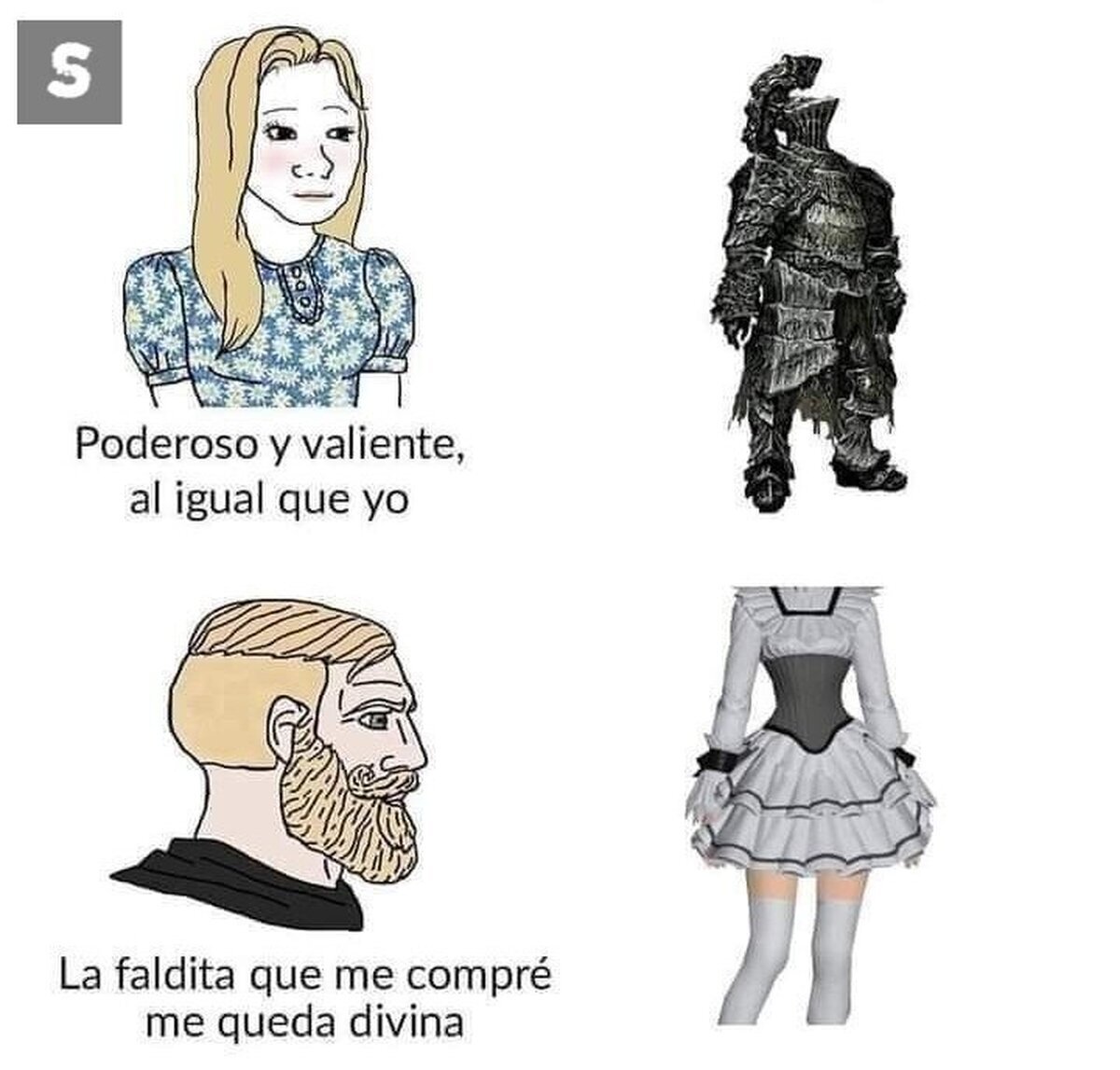 Lo peor es que tienen las mismas stats