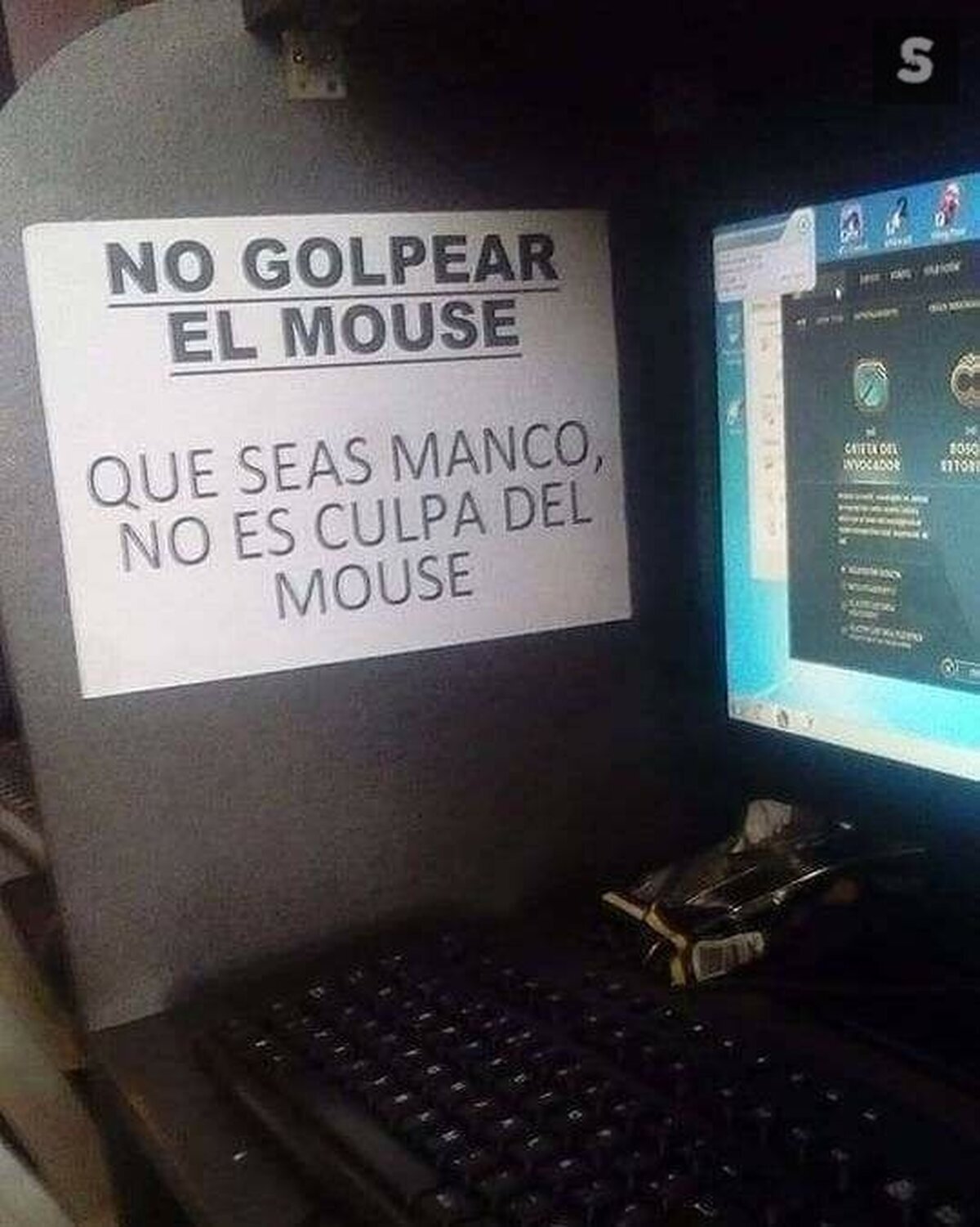 Qu&eacute; culpa tiene el mouse..