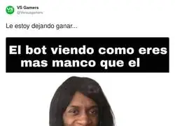El bot ya condescendiendo por l&aacute;stima