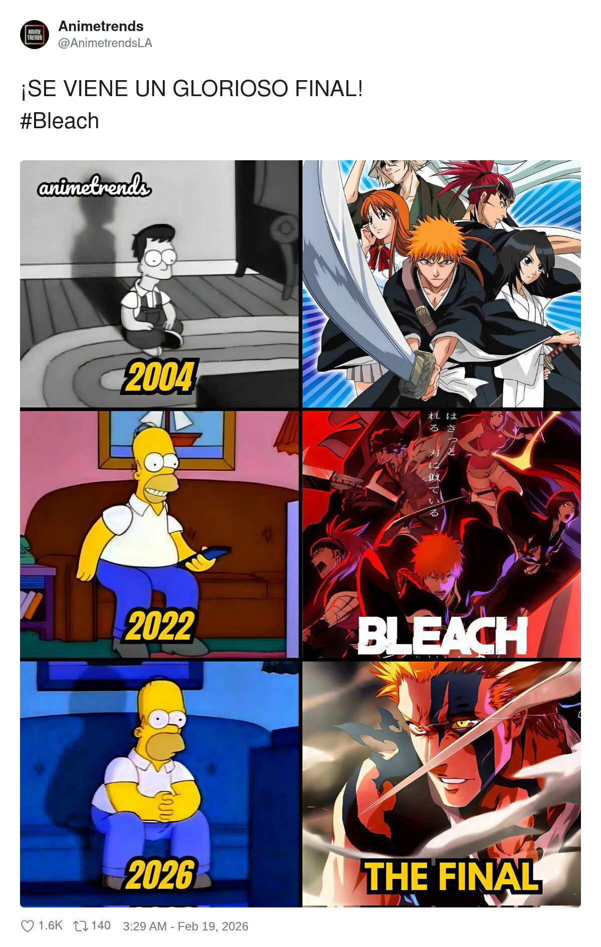 El final de Bleach