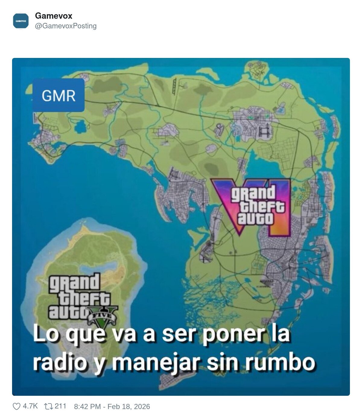 Yo he venido a robar un coche y perderme con la radio a tope