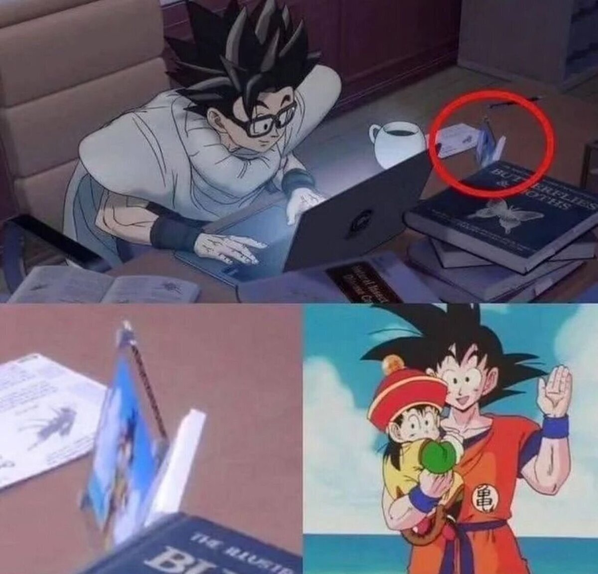 La foto más especial de Gohan