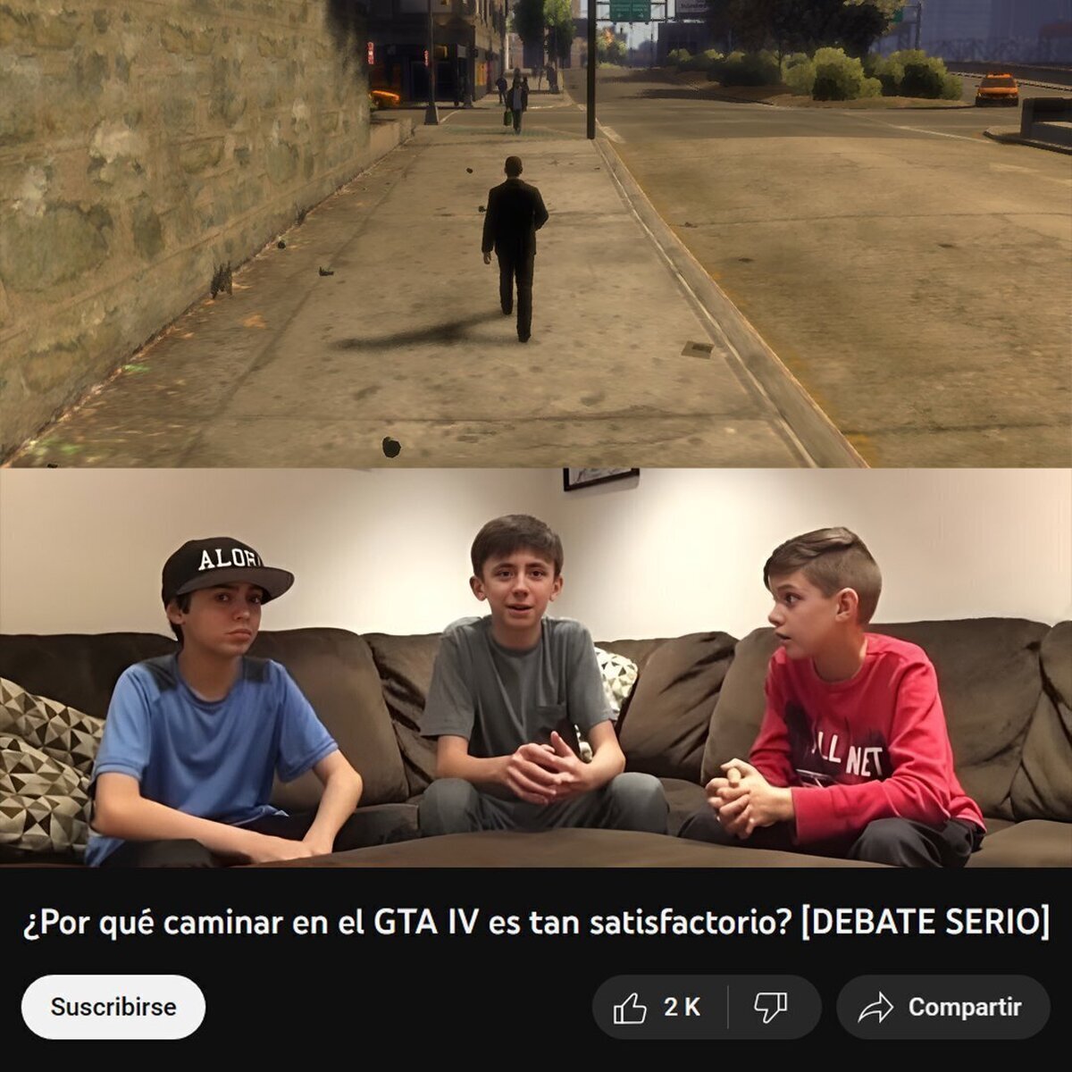 El placer de caminar en GTA IV