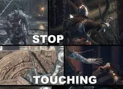 Dark Souls durar&iacute;a dos telediarios si el prota dejara las manos quietas