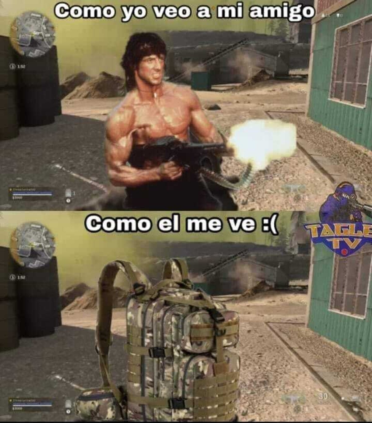 Una mochila con patas