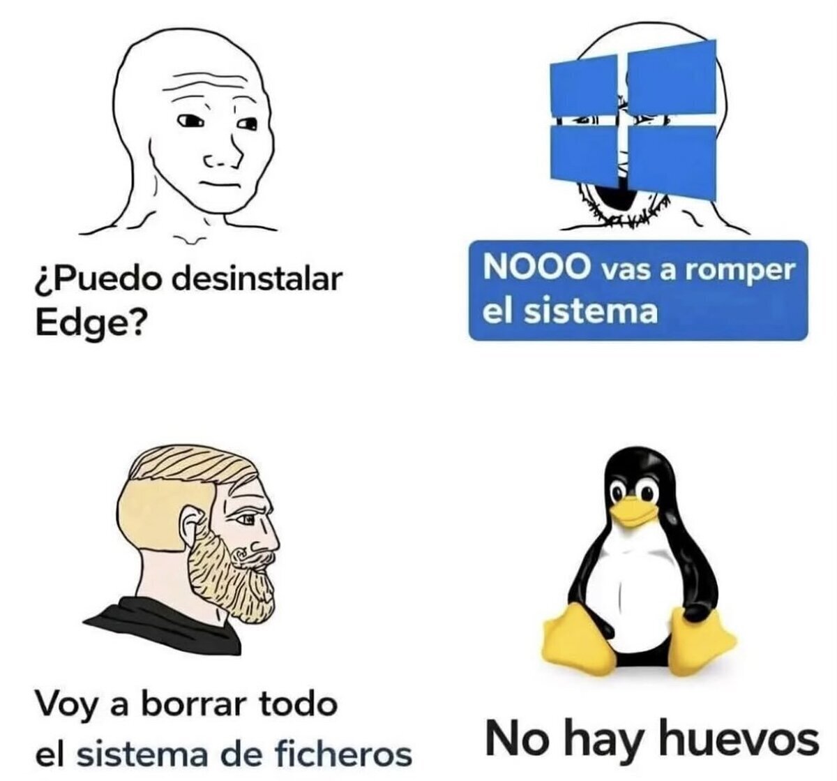 El OS del ping&uuml;ino, el mejor.