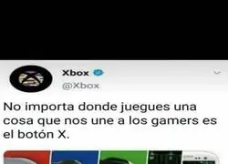 El bot&oacute;n X nos une