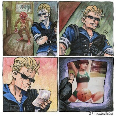 &iquest;Albert wesker por qu&eacute; tenia una foto de Rebecca ?
