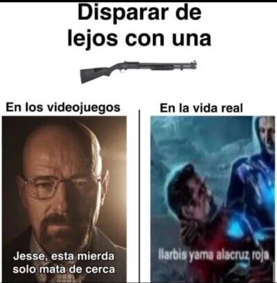 El nerf de las escopetas en los juegos