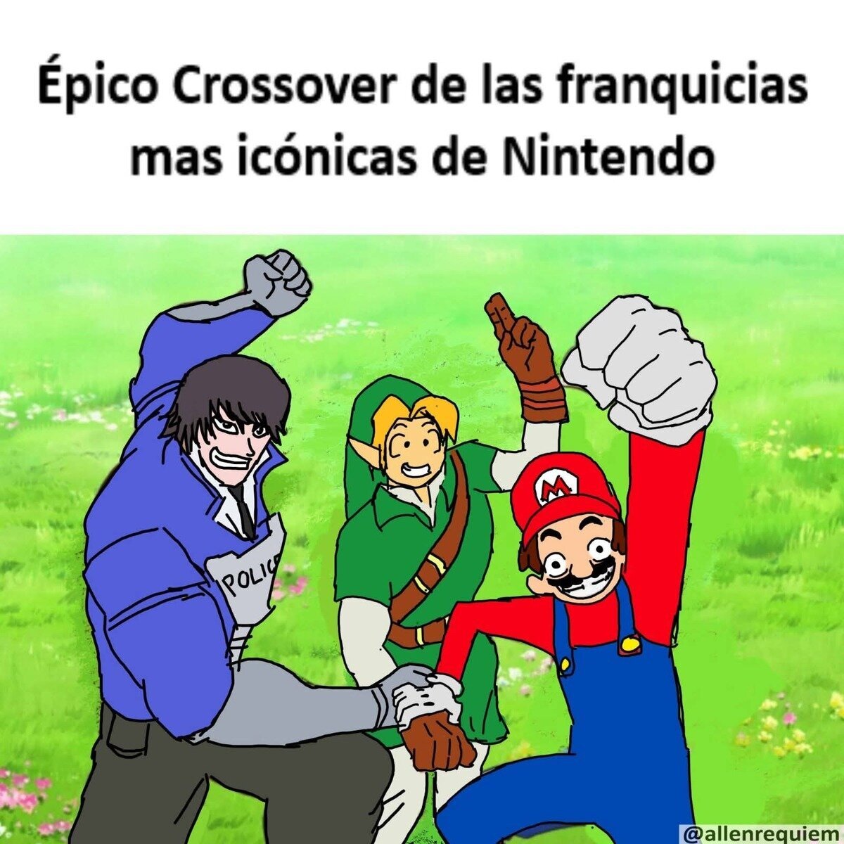Lo que le gusta un crossover a Nintendo
