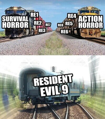 El tren de Resident Evil