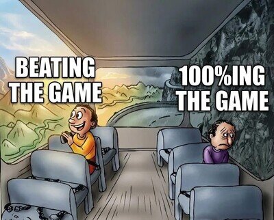 Te pasas el juego al 100% y descubres que tu vida segu&iacute;a igual de vac&iacute;a