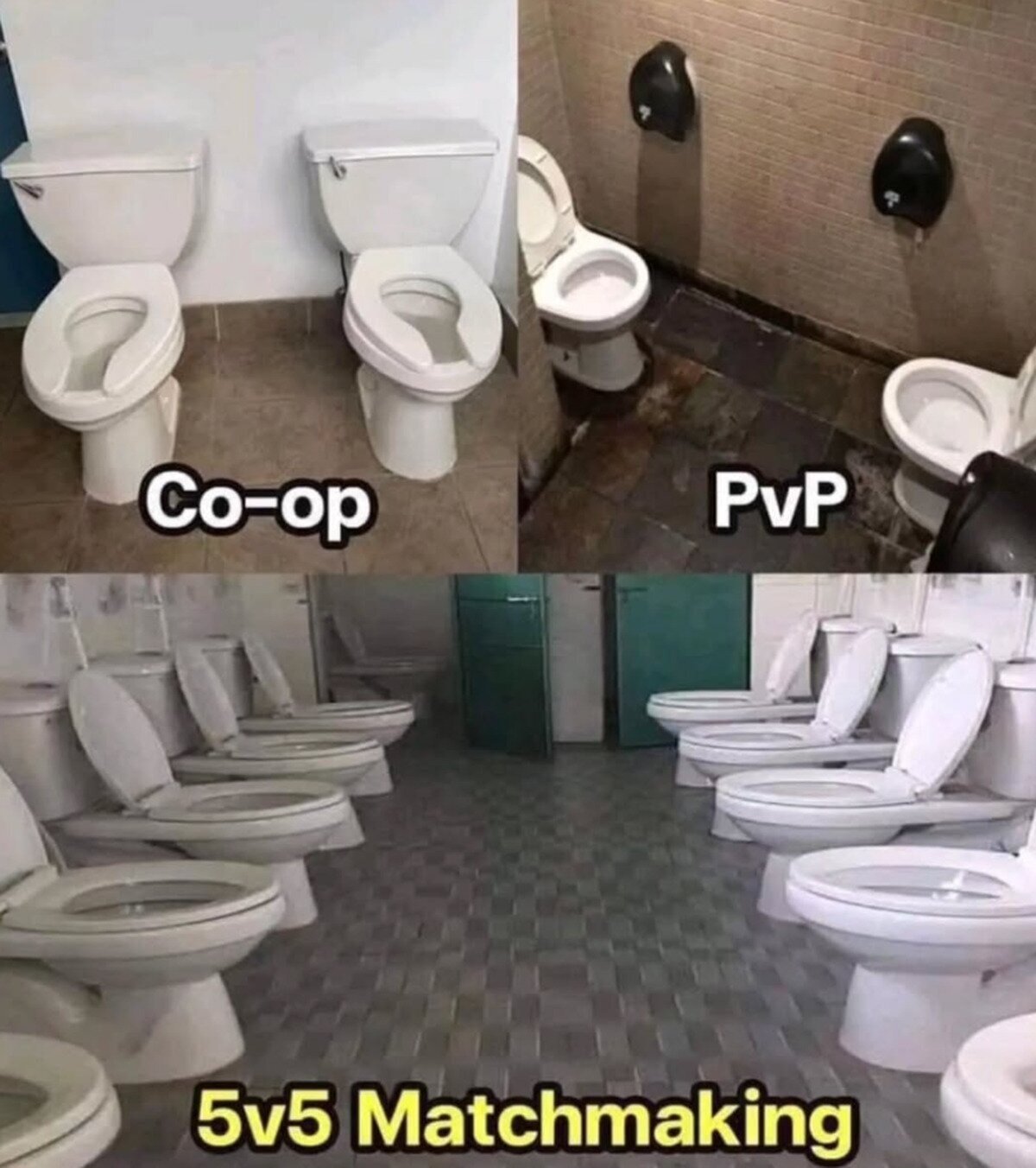 Explicado con retretes