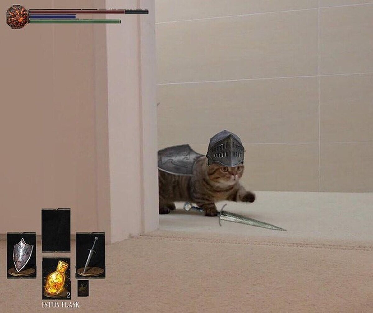 Yo regresando al mismo jefe que ya me zurró 15 veces sin cambiar ni un mínimo de estrategia