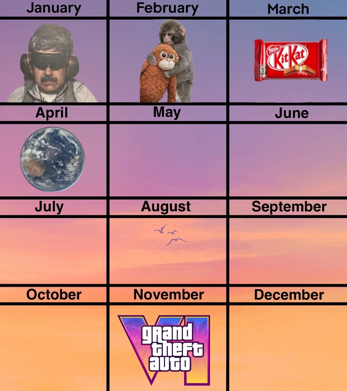El calendario de 2026