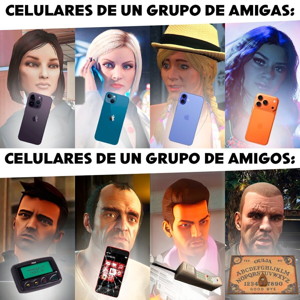 Y uno con la Ouija que siempre tiene cobertura