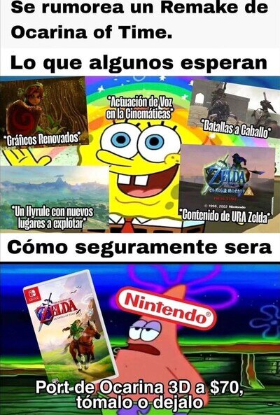 Nintendo, te conozco. Por favor, no.
