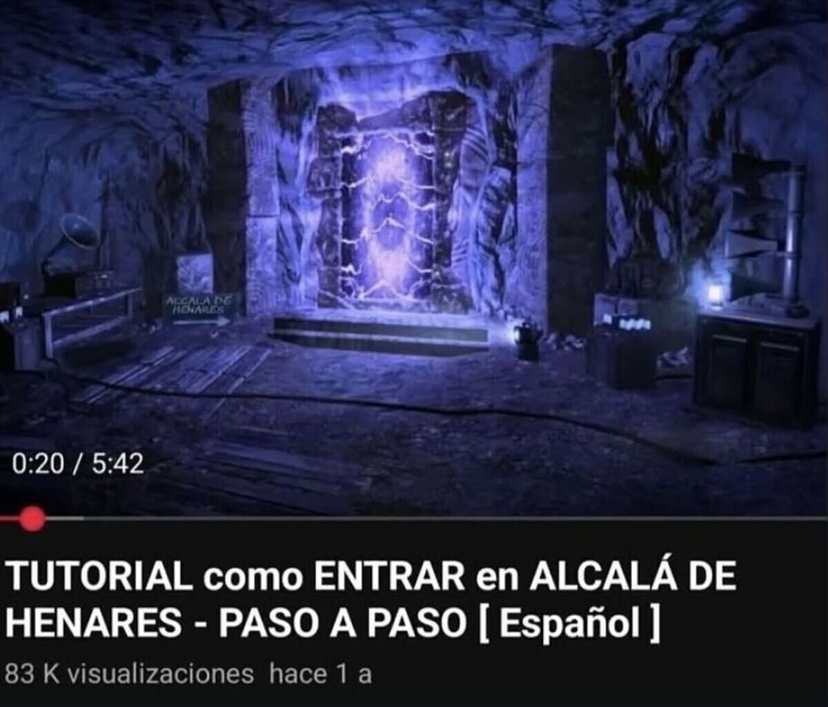 Soy de Alcal&aacute; y as&iacute; es la entrada
