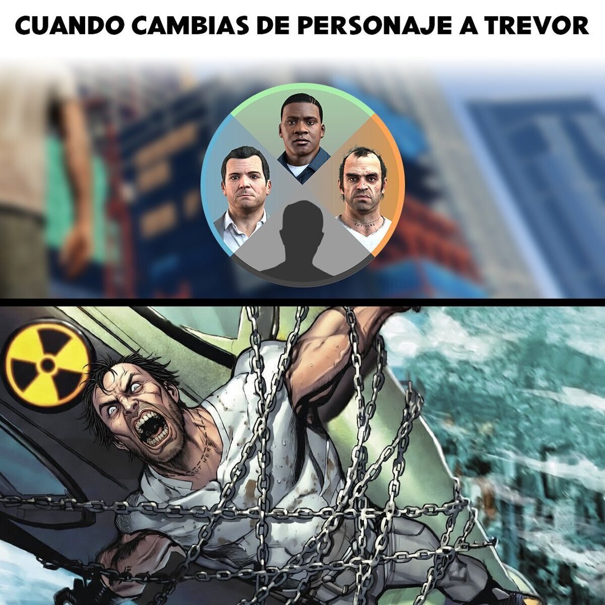 Trevor siempre anda en una tremenda aventura