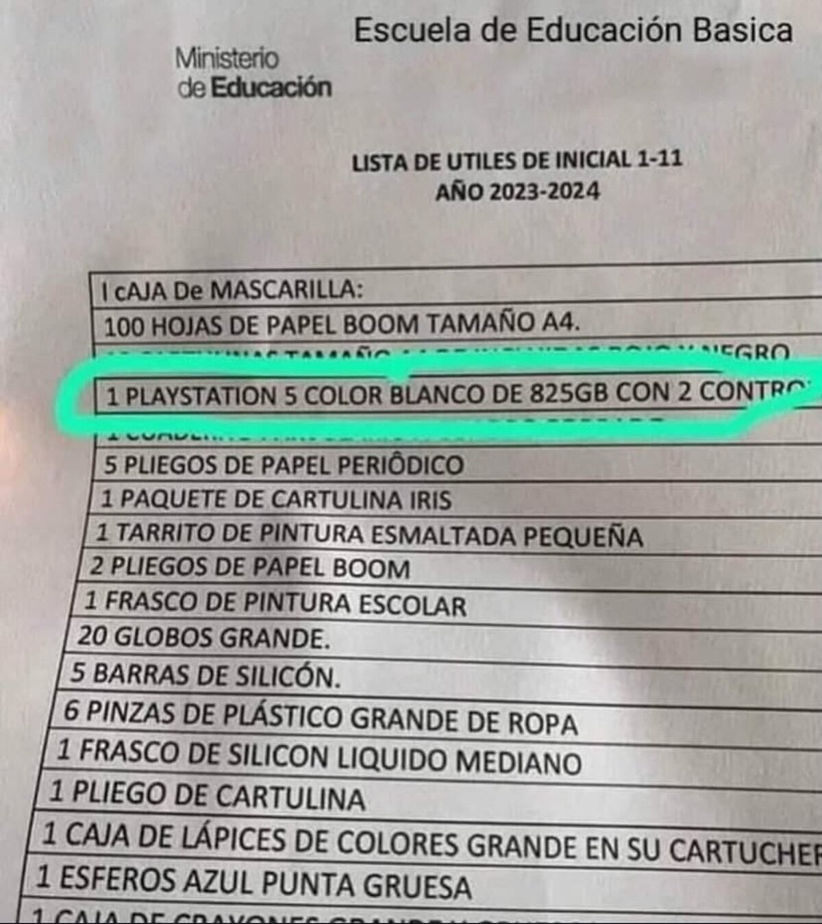 Cada d&iacute;a se ponen m&aacute;s abusivas las listas escolares