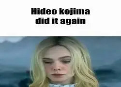 Kojima sabe lo que hace y para quien lo hace