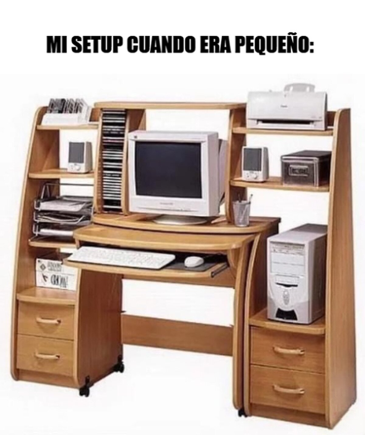 Mi setup cuando era peque&ntilde;o