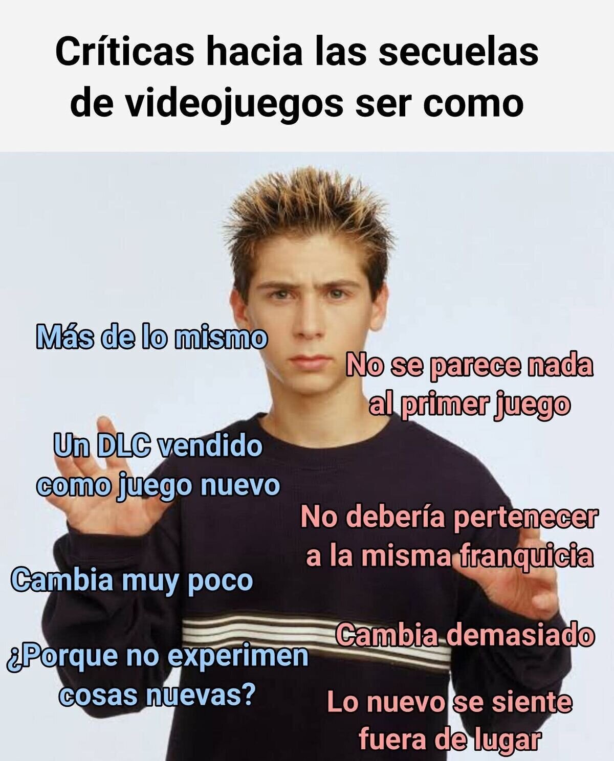 Los fans de las secuelas: Si es igual mal. Si cambia, peor